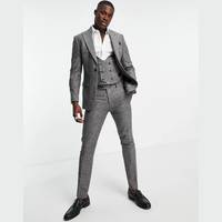 TOPMAN Men's Grey Suit Trousers
