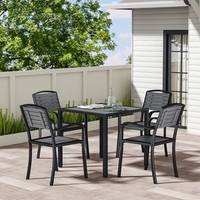 Living and Home Metal Garden Furniture Sets