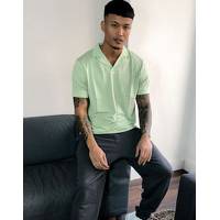 ASOS DESIGN Men's Green Polo Shirts