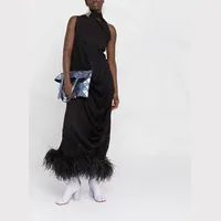 FARFETCH Maison Margiela Women's Black Dresses Midi Dresses, Women's ...