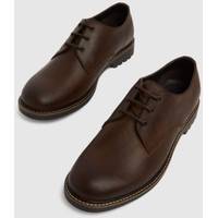 Schuh Mens Brown Leather Shoes