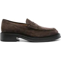 FARFETCH TODS Men's Brown Loafers