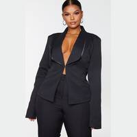 PrettyLittleThing Women's Black Trouser Suits