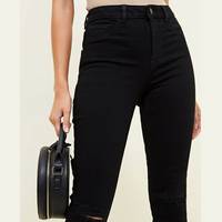 New Look Womens Ripped Skinny Jeans