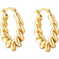 SEOL + GOLD Women's Hoop Earrings