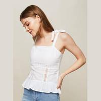 Miss Selfridge White Camisoles And Tanks for Women