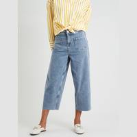 Tu Clothing Women's Wide Leg Cropped Jeans