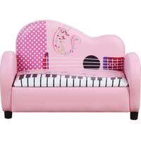HOMCOM Pink Armchairs