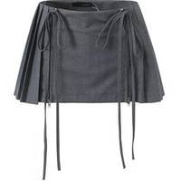 YesStyle Women's Black Pleated Mini Skirts
