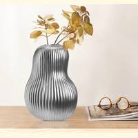 B&Q Silver Vases