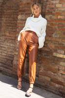 NASTY GAL Women's Leather Trousers