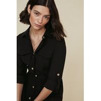 Oasis Fashion Women's Black Shirt Dresses