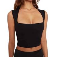 YesStyle Women's Square Neck Crop Tops