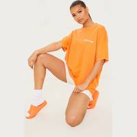 PrettyLittleThing Women's Orange T-shirts