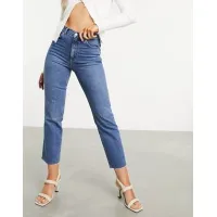 ASOS DESIGN Women's Cropped Flare Jeans