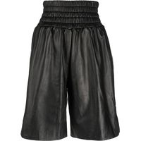 Manokhi Women's Black Leather Skirts