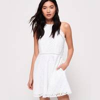 Superdry Women's White Lace Dresses