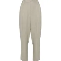 FARFETCH Brunello Cucinelli Women's Cropped Linen Trousers