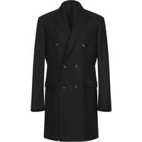 Secret Sales Men's Black Double-Breasted Coats