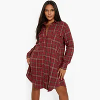 Debenhams boohoo Women's Red Shirt Dresses