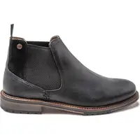 Sole Men's Black Leather Chelsea Boots