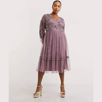 Simply Be Women's Dusty Pink Dresses