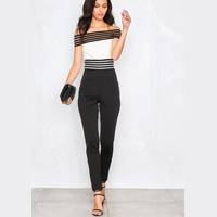 Missy Empire Women's Off-the-Shoulder Jumpsuits