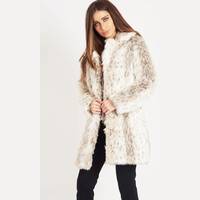 Women's Blue Vanilla Faux Fur Coats