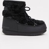 moon boot Women's Black Lace Up Boots