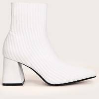 SHEIN Heeled Sock Boots For Women