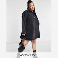 ASOS Curve Women's Black Denim Dresses