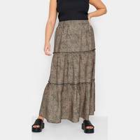 Yours Clothing Women's Tiered Maxi Skirts