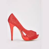 Everything5Pounds Women's Red Heels