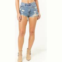 Forever 21 Womens Distressed Shorts