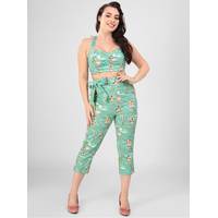 Collectif Women's Super High Waisted Trousers