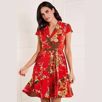 Yumi Women's Red Floral Dresses