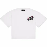 FARFETCH Dolce and Gabbana Girl's Embroidered T-shirts