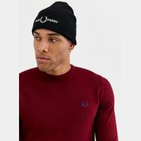 Fred Perry Men's Black Beanies