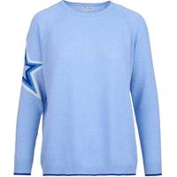 At Last Women's Blue Cashmere Sweaters