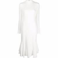 Modes Women's White Long Sleeve Dresses