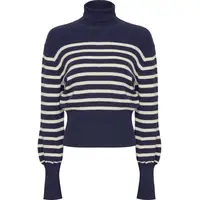 Wolf & Badger Women's Navy Cashmere Jumpers