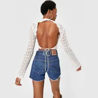 NASTY GAL Women's Crochet Crop Tops