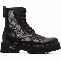 Cult Women's Black Lace Up Boots