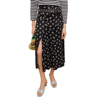 Bloomingdale's Women's Leopard Midi Skirts