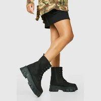 Debenhams boohoo Women's Black Chunky Boots