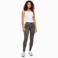 Topshop Womens Grey Jeans