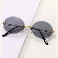 SHEIN Women's Oval Sunglasses
