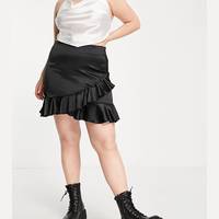 Flounce London Women's Satin Wrap Skirts
