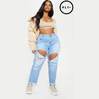 Pretty Little Thing Plus Size Mom Jeans