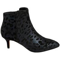 Simply Be Women's Leopard Print Ankle Boots